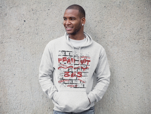 Fear Not Brick - Unisex Hoodie - Red